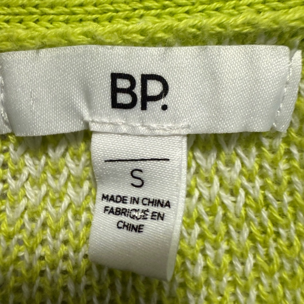 BP Lime Green Gingham Check Cropped Cardigan Small Y2K Preppy Soft Girl - Picture 4 of 6